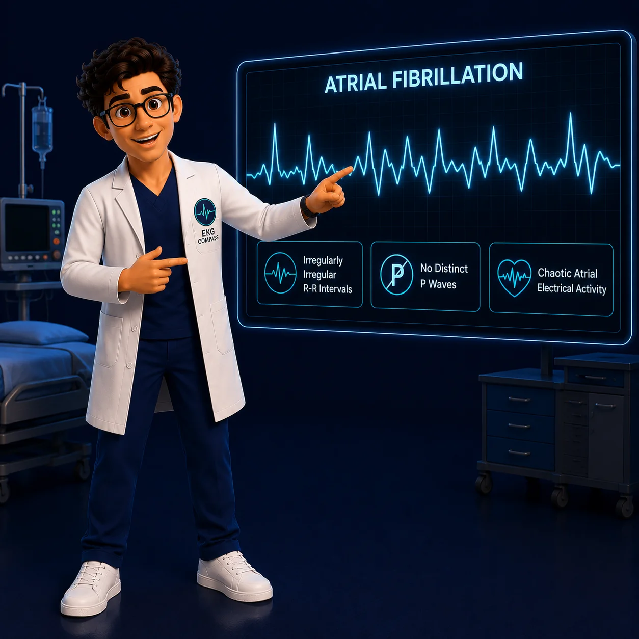 Compass teaching atrial fibrillation